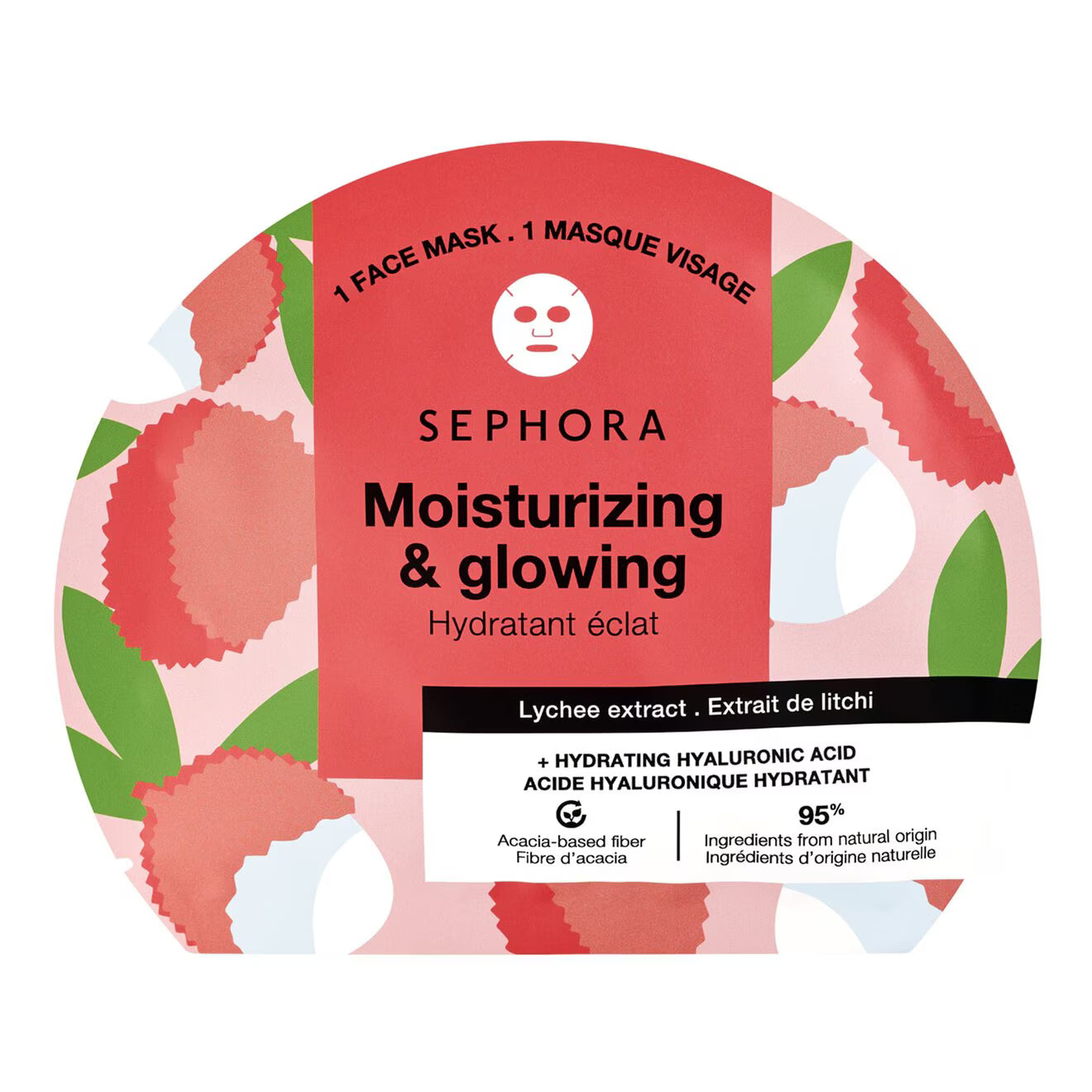 Fiber Face Masks - Fruit & Plant Extracts + Hydrating Hyaluronic Acid