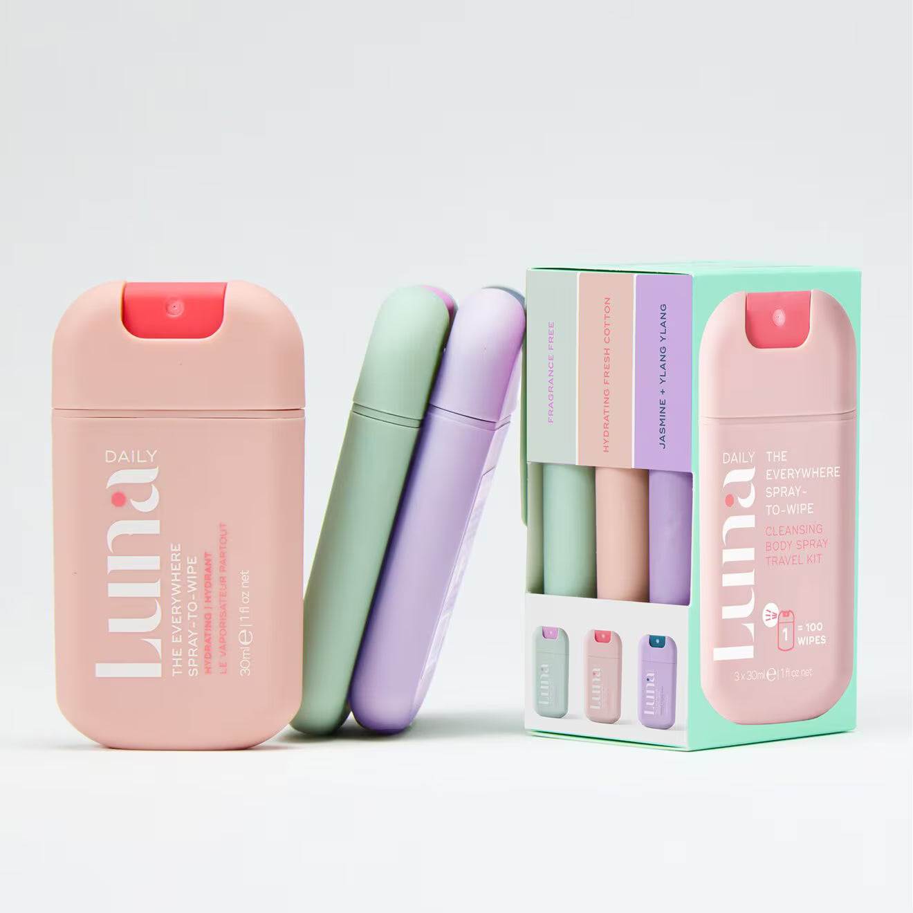 The Everywhere Spray to Wipe Cleansing Body Spray Kit