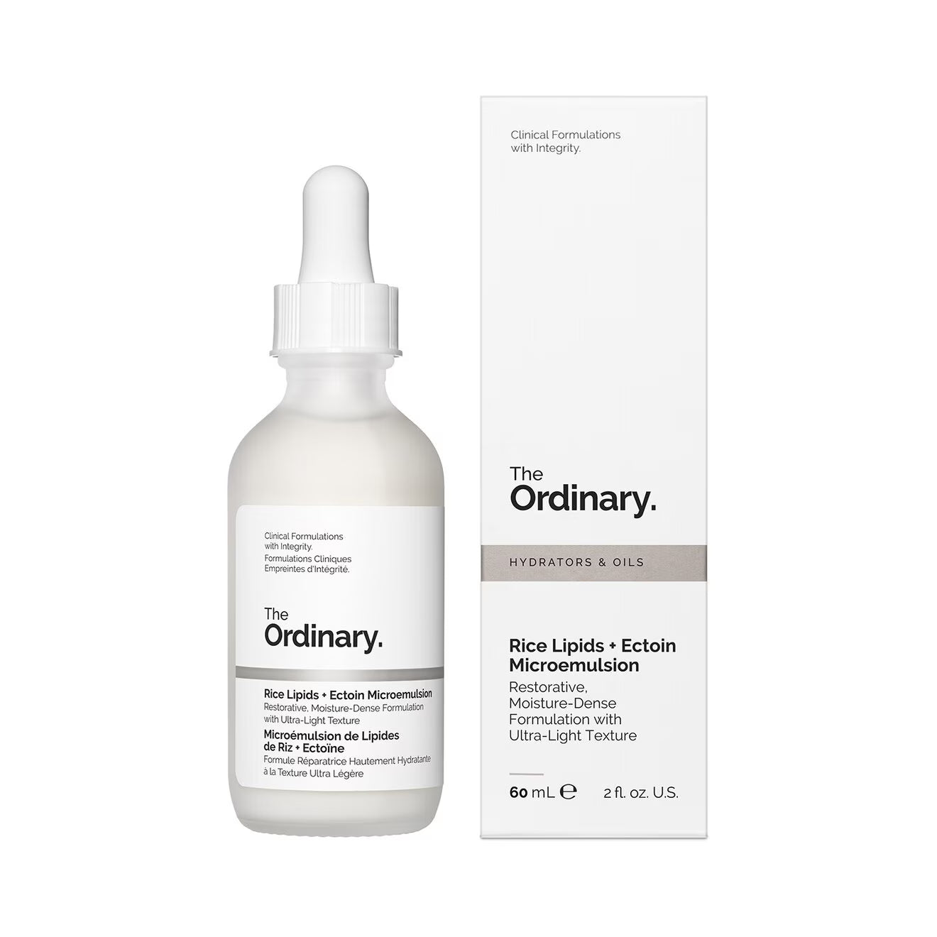 Rice Lipids + Ectoin Microemulsion