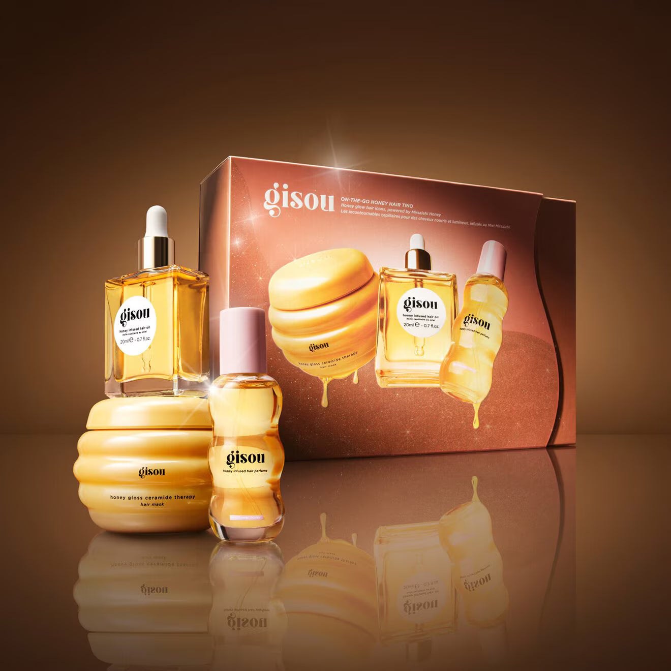 On-the-Go Honey Hair Trio