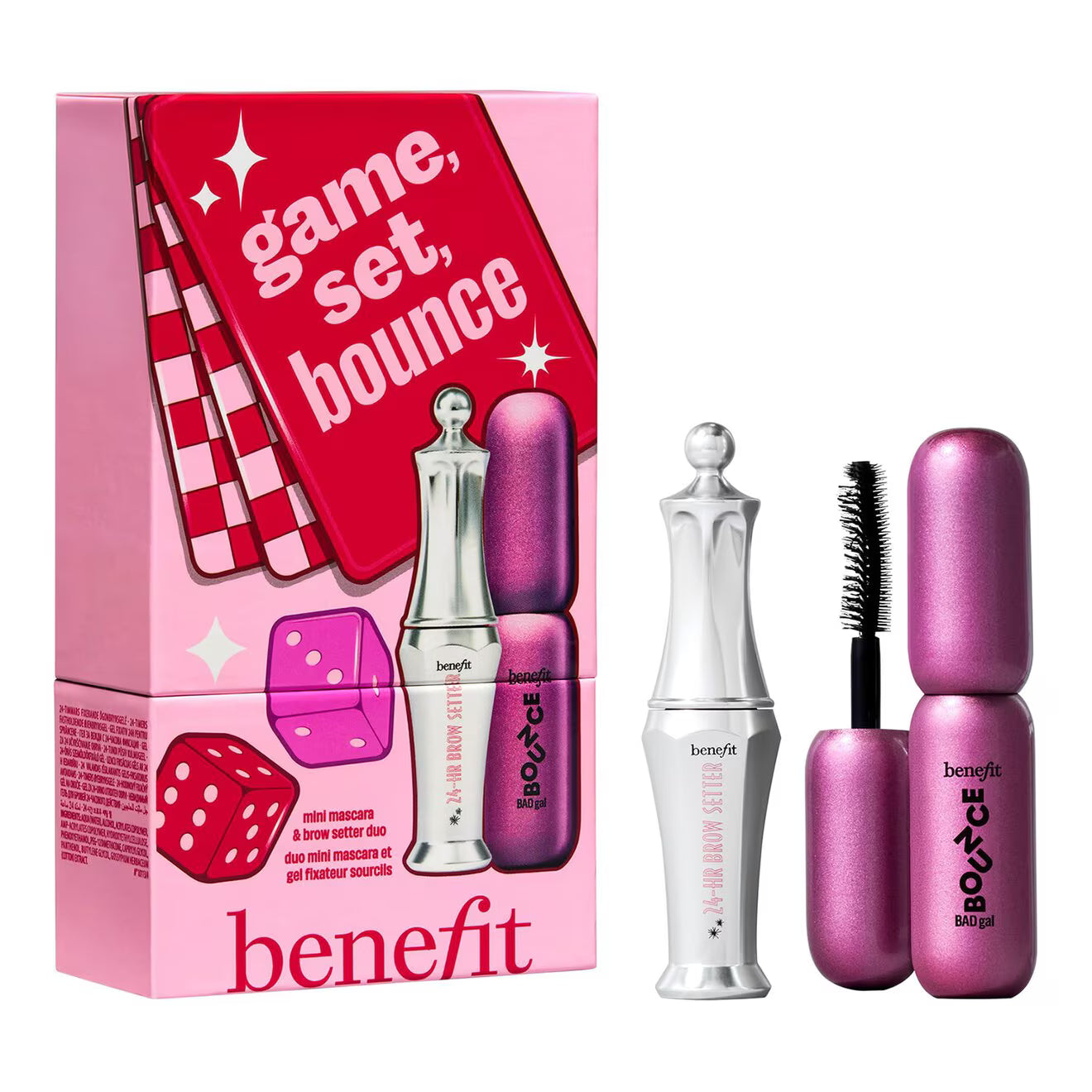 Game, Set, Bounce Mini Mascara & Brow Setter Duo