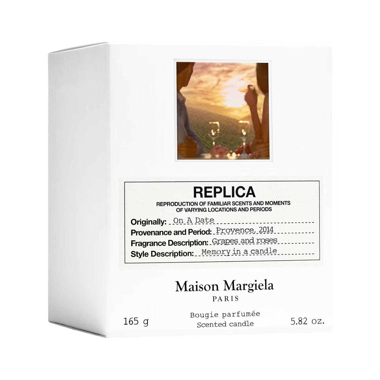 Replica On A Date Candle