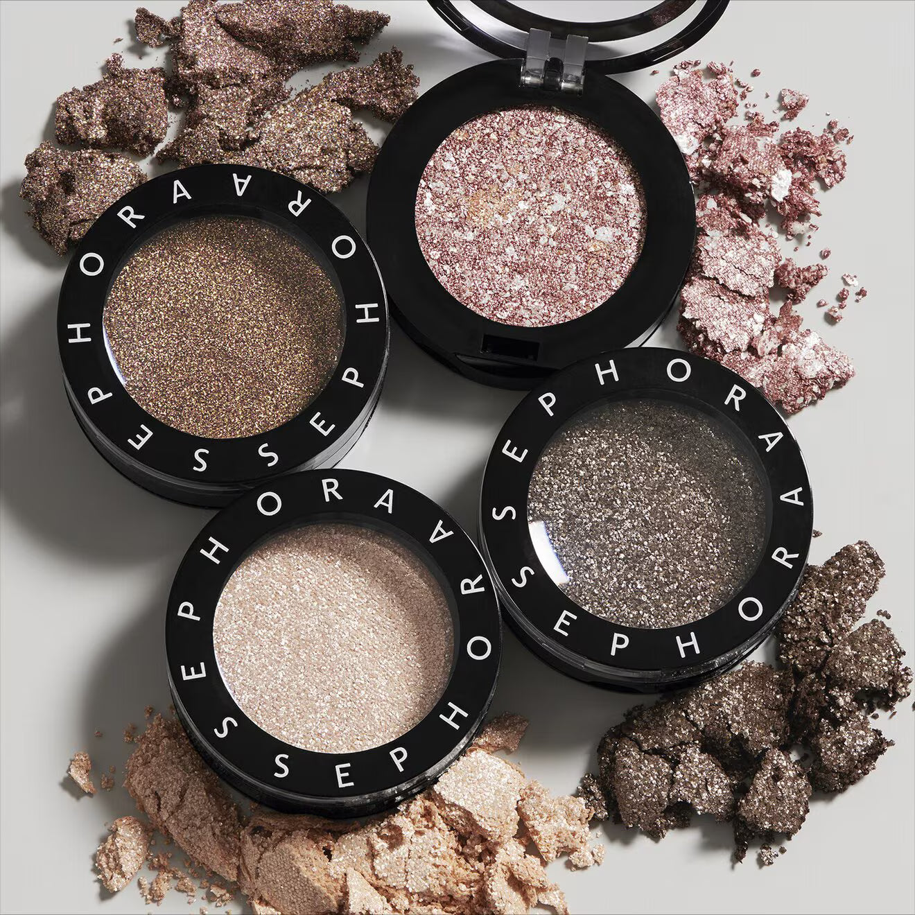 Colorful Eyeshadow - Glitter Effect