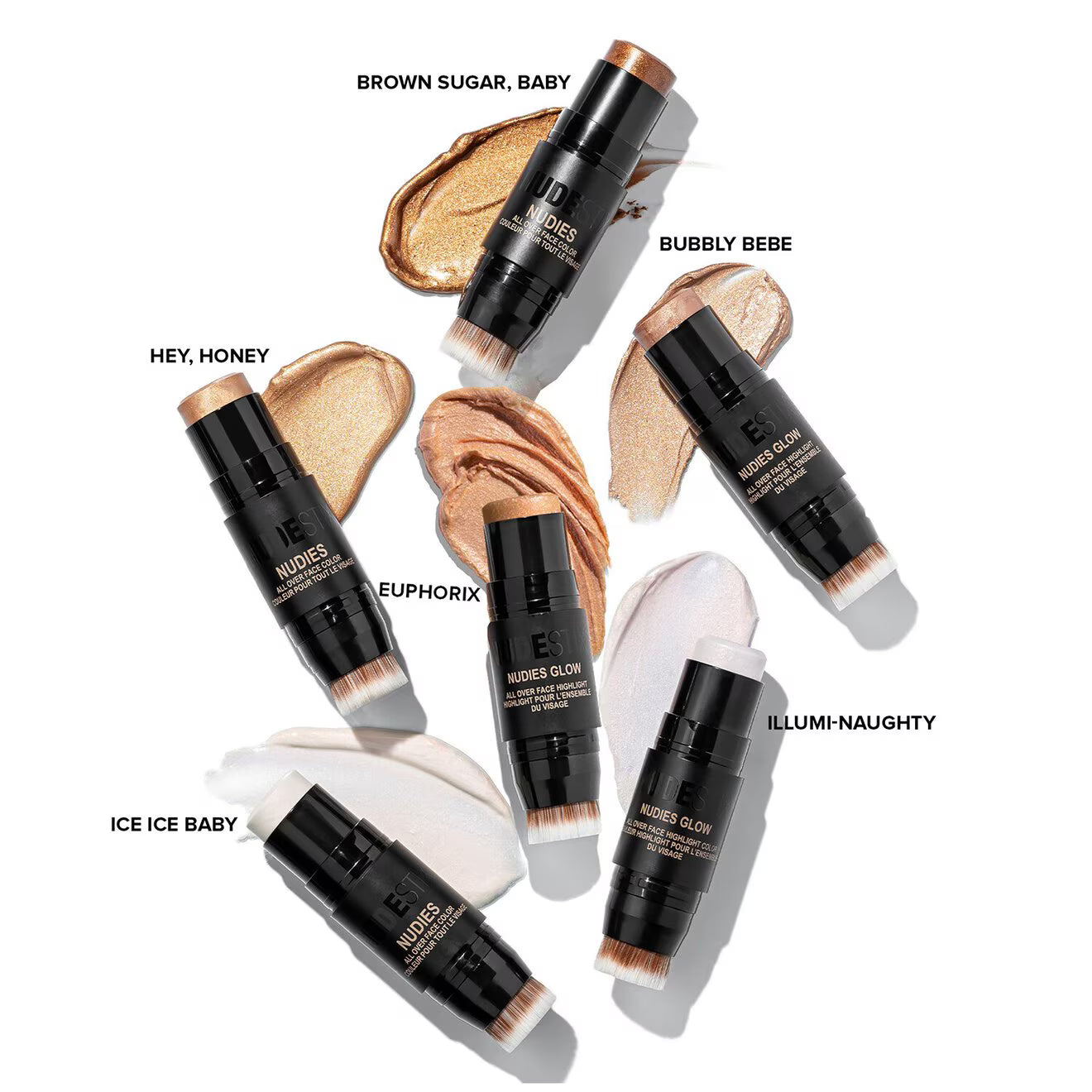 Nudies Glow All Over Face Highlight