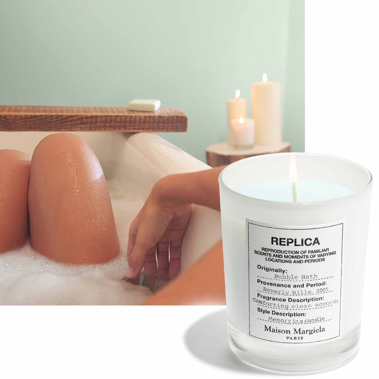 Replica Bubble Bath Scented candle