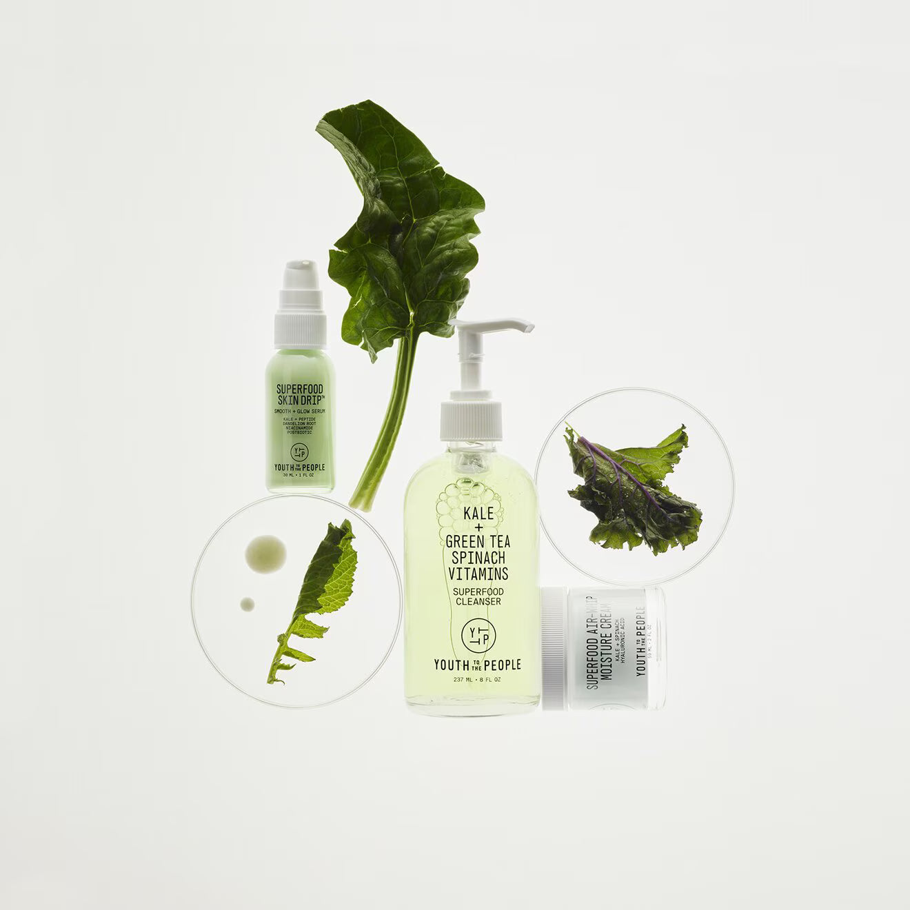 Superfood Skin Drip Smooth + Glow Barrier Serum With Kale + Niacinamide