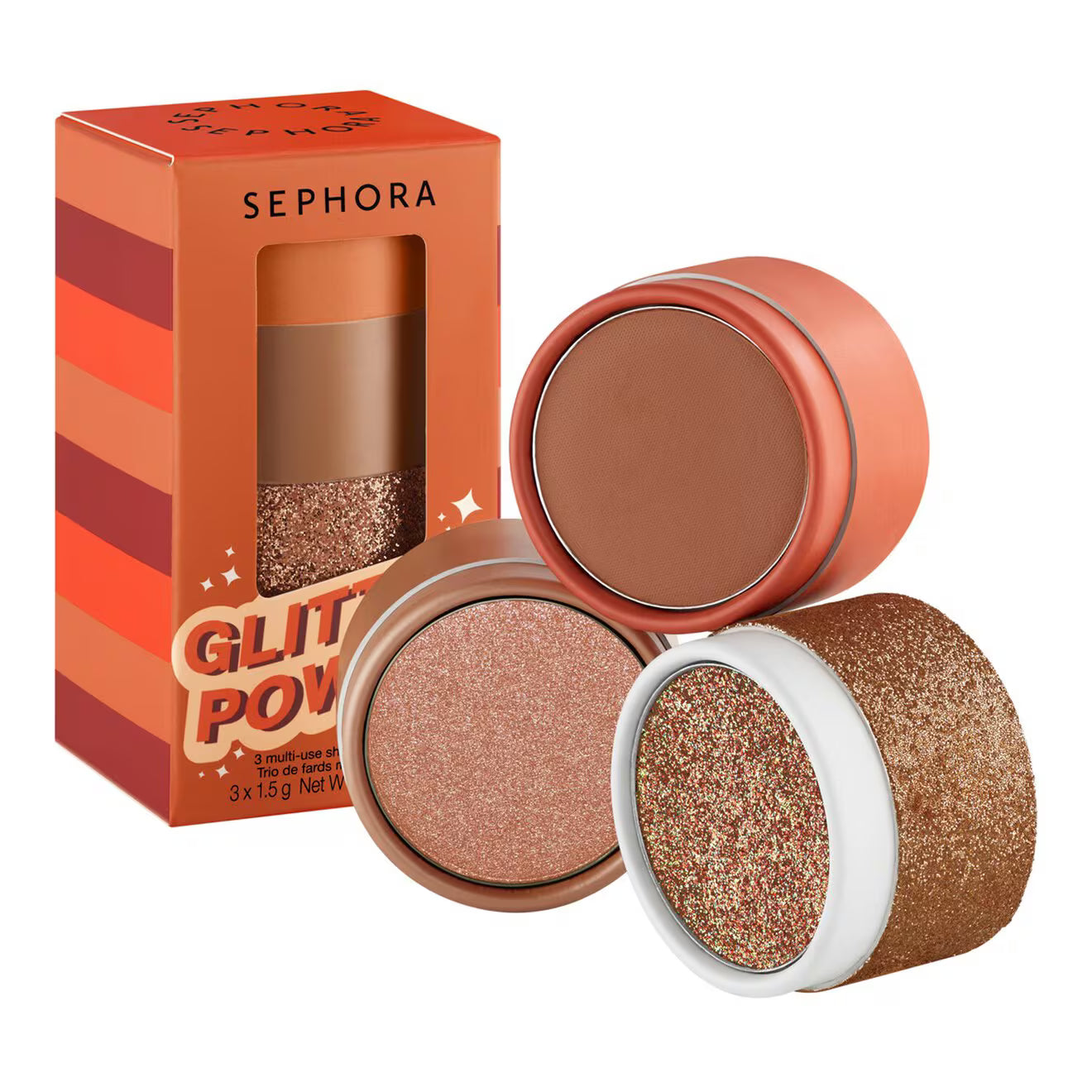 Glitter Power - 3 Multi-Use Shadows Wand