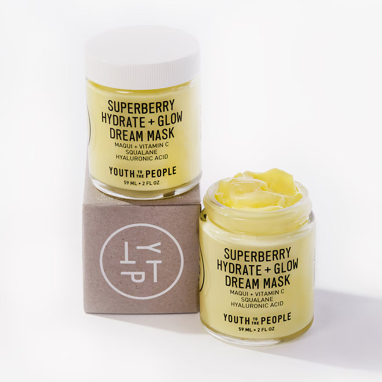 Superberry Hydrate + Glow Dream Night Cream + Mask With Vitamin C