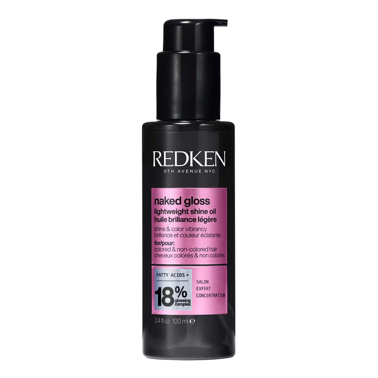 Naked Gloss Lightweight Shine Oil Serum for Color Treated Hair