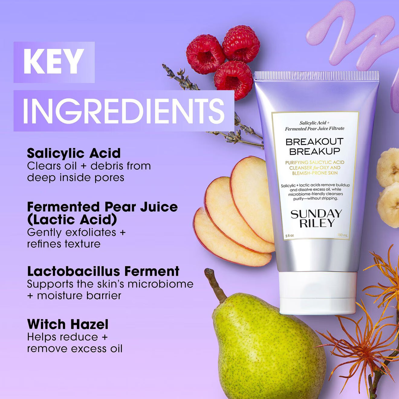 Breakout Breakup Salicylic Acid Cleanser for Blemish-Prone Skin