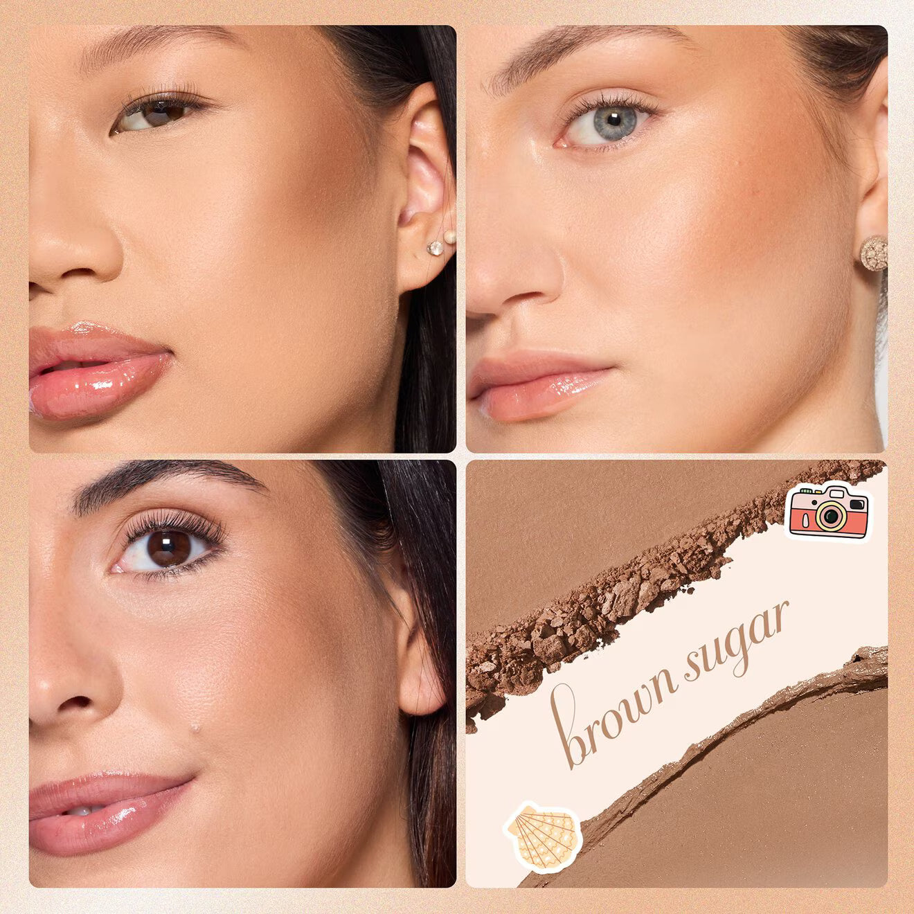 Macaron Sculpt & Bronze Duo – Cream & Powder Bronzer