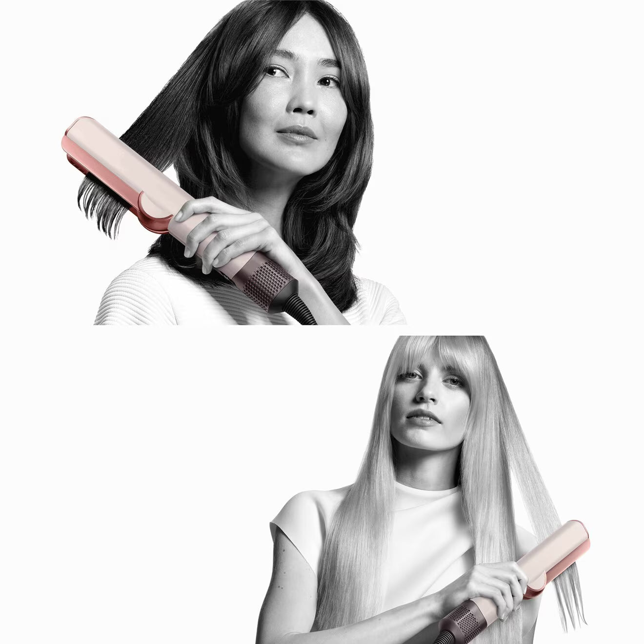 Airstrait straightener in Ceramic Pink