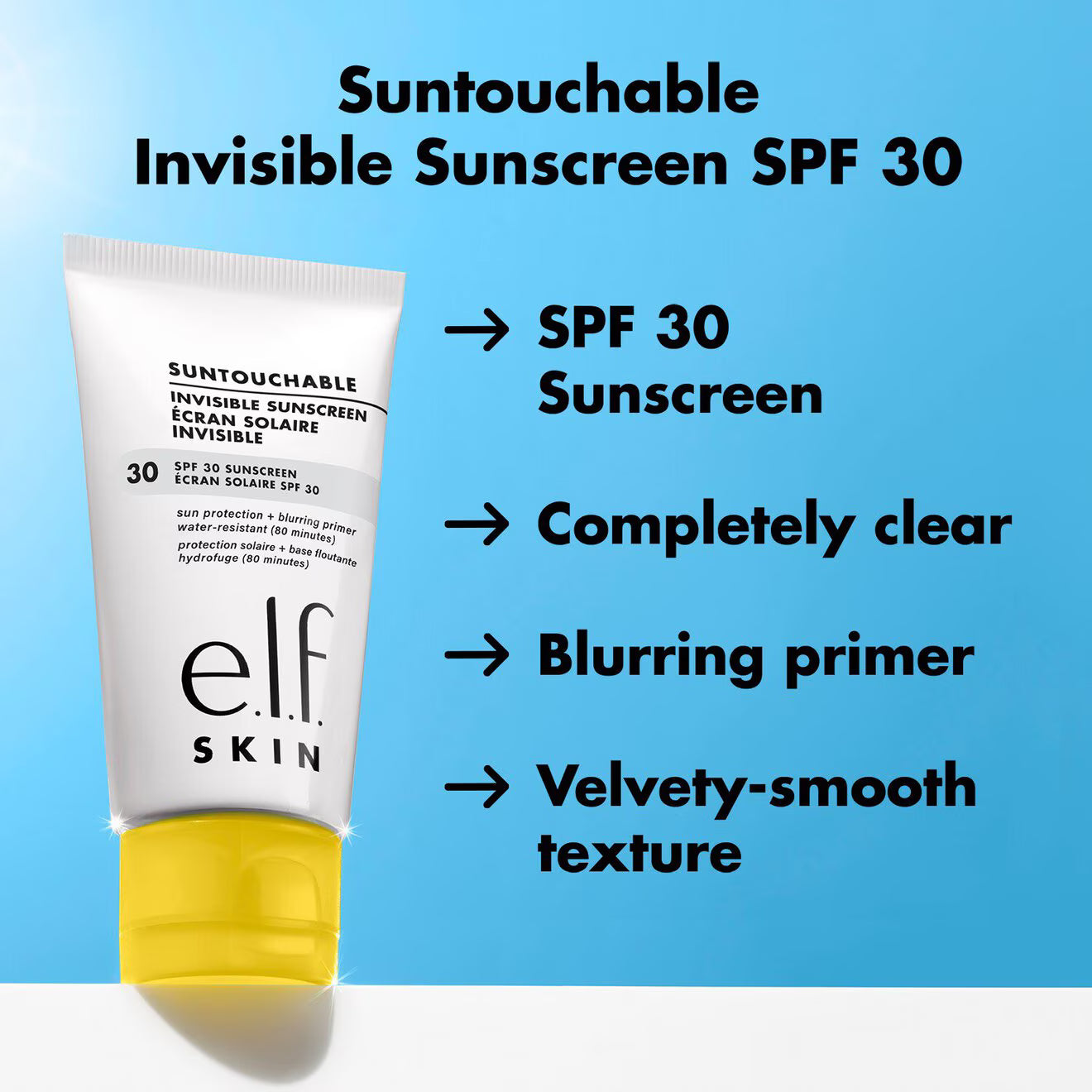 Suntouchable! Invisible Sunscreen & Primer SPF 30