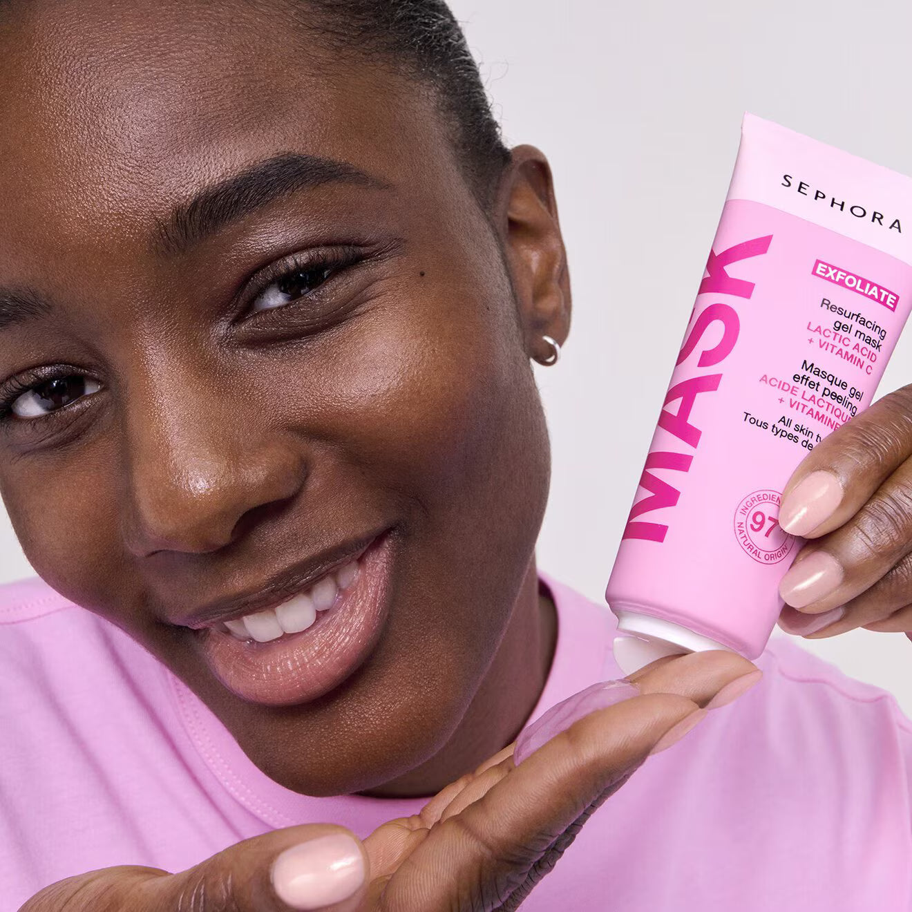 Resurfacing Gel Mask with Lactic Acid & Vitamin C