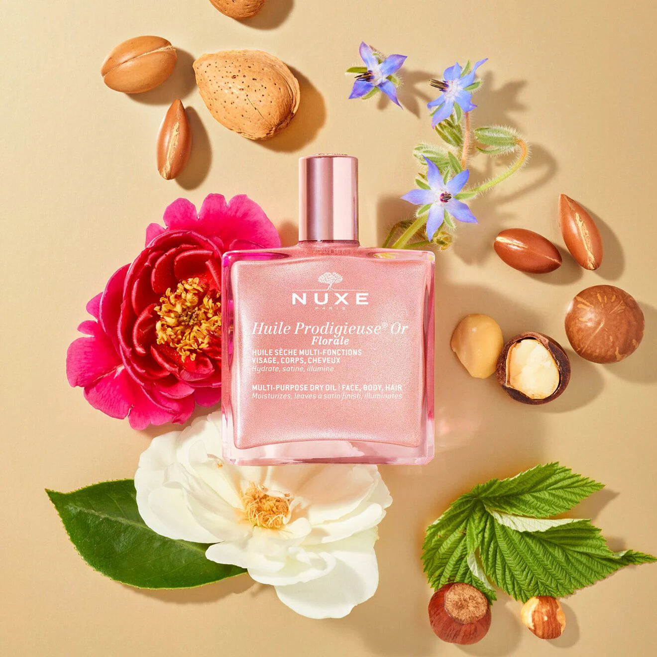 Huile Prodigieuse® Or Florale - Moisturizes | Gives A Satin Feel | Illuminates