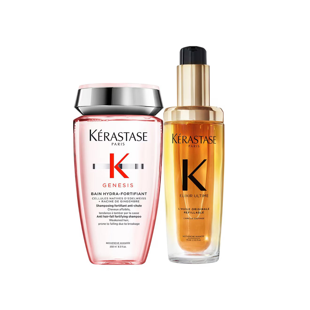 Elixir Ultime Oil & Genesis Shampoo Duo Festive Box