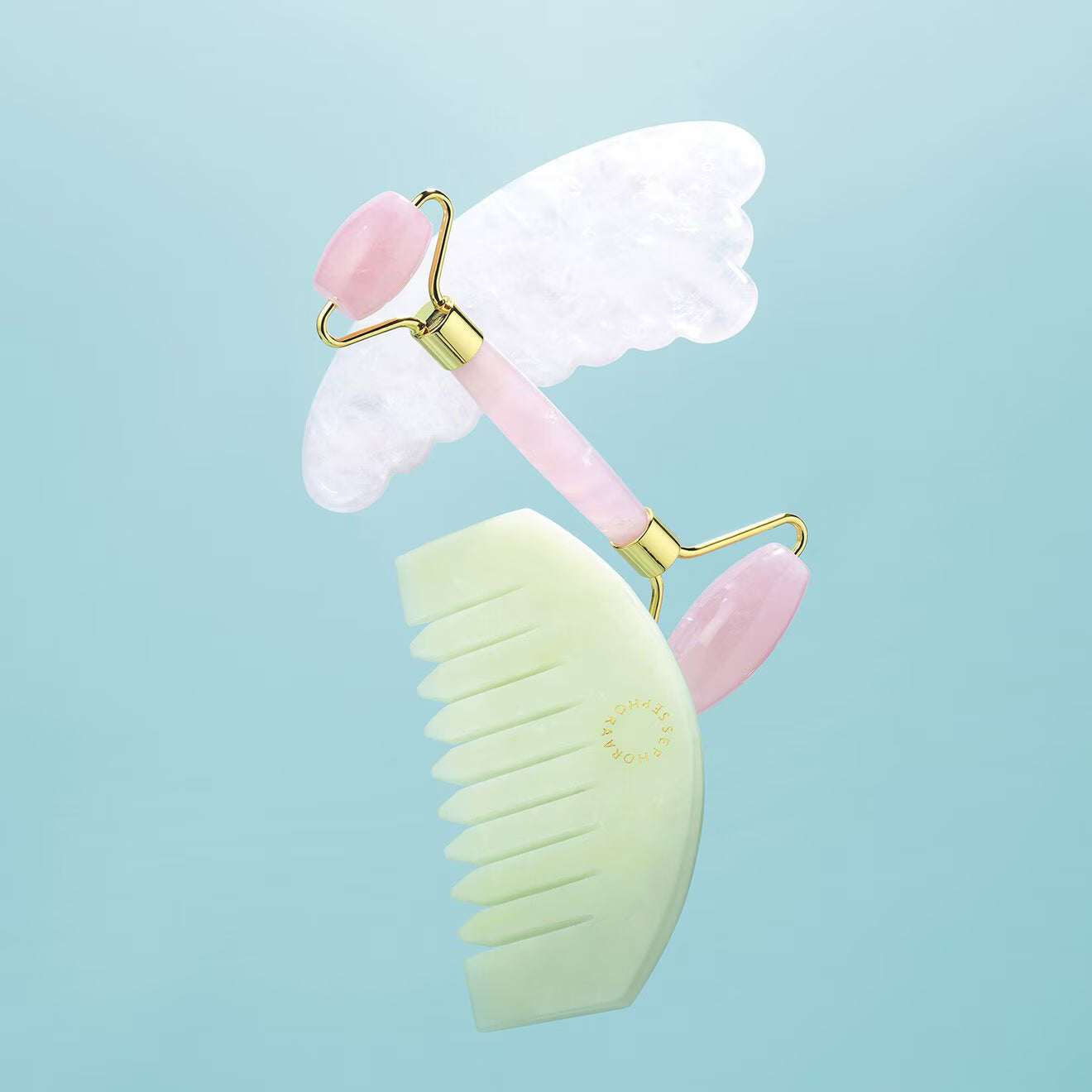 Rose Quartz Body Gua Sha Massage Tool