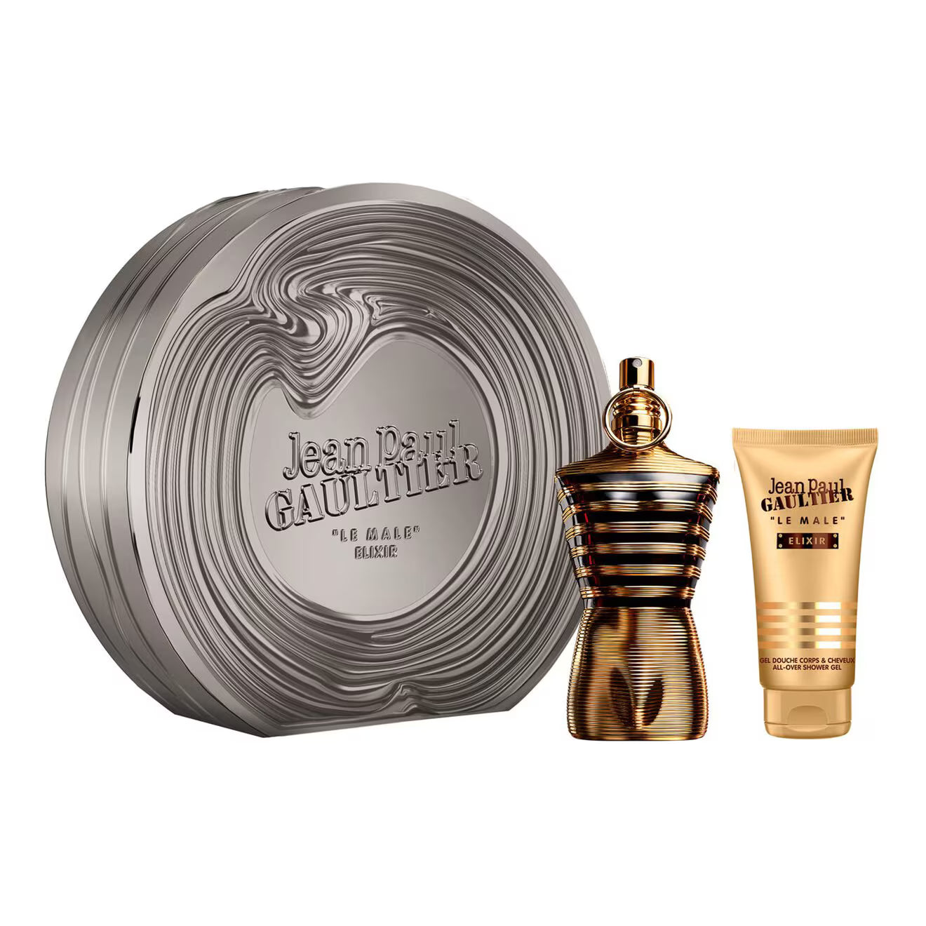 Set Le Male Elixir Parfum + All-Over Shower Gel