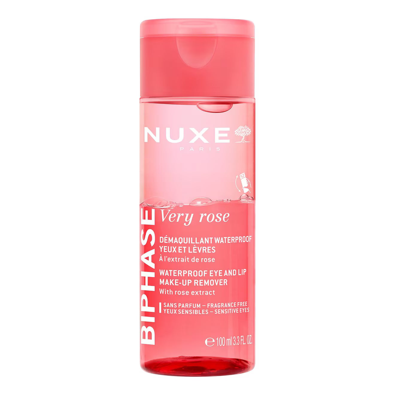 Very Rose Biphasic Eye Makeup Remover Eyes and Lips