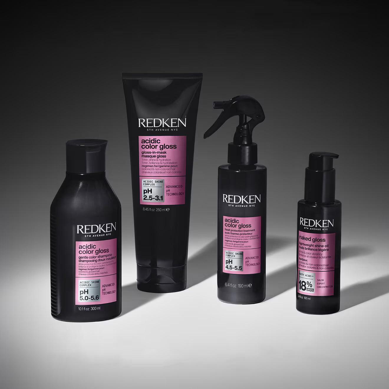 Acidic Color Gloss Sulfate-Free Shampoo for Color Treated Hair