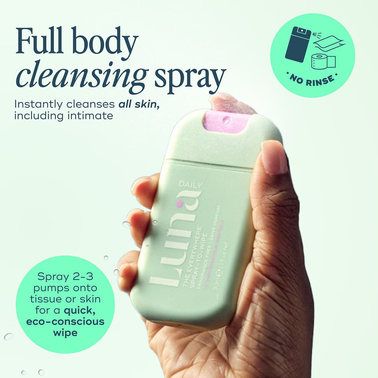 The Everywhere Spray to Wipe Cleansing Body Spray Kit