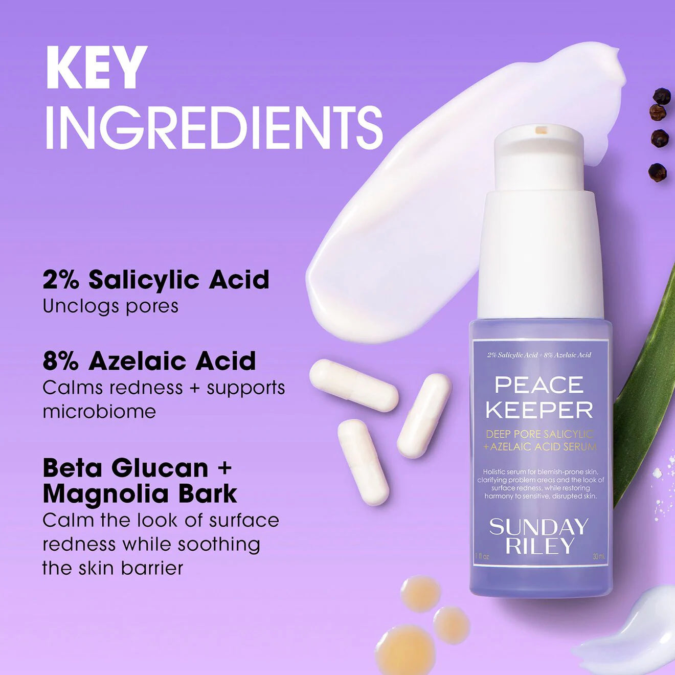 Peacekeeper Acne Treatment Serum