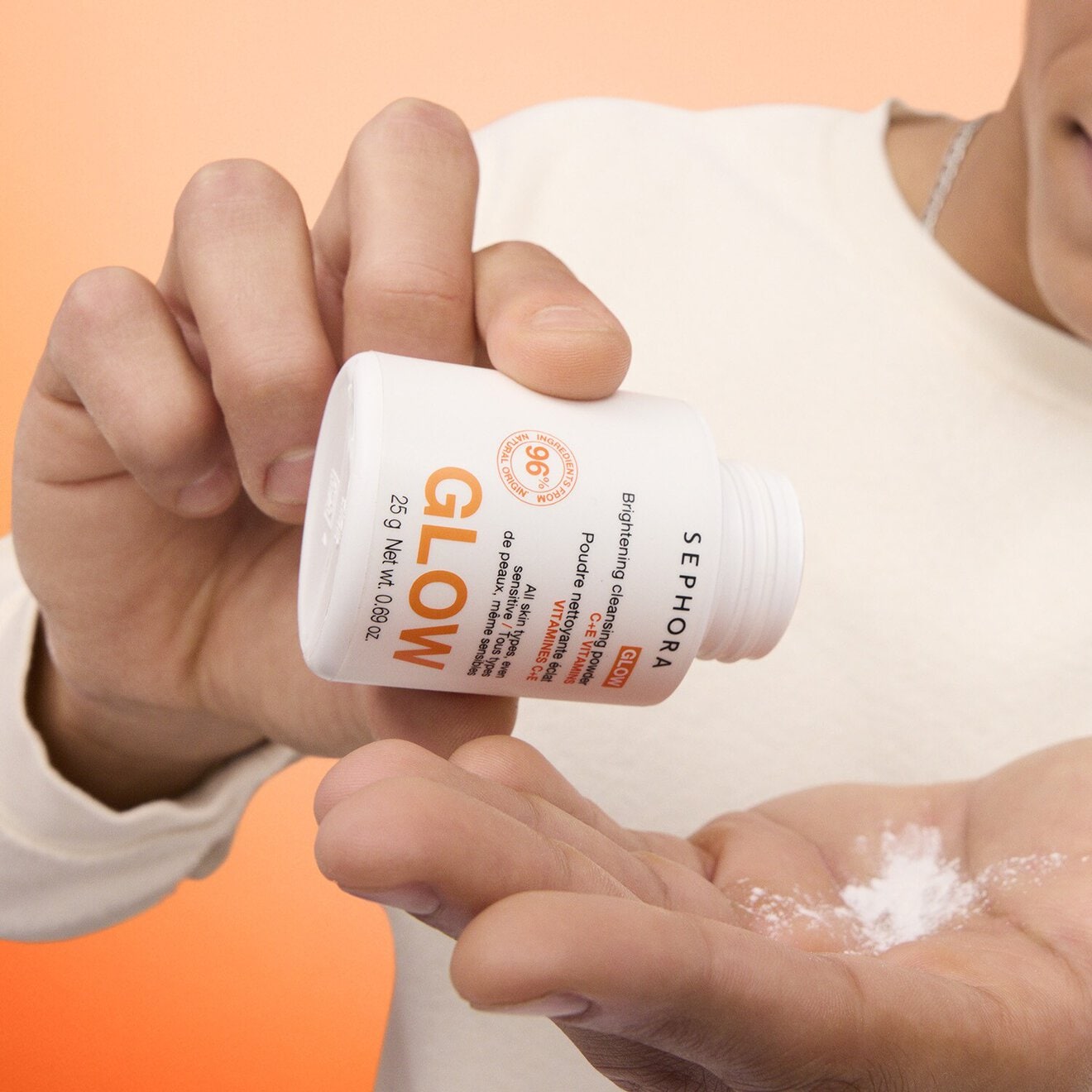 Glow Brightening Cleansing Powder With Vitamin C+E