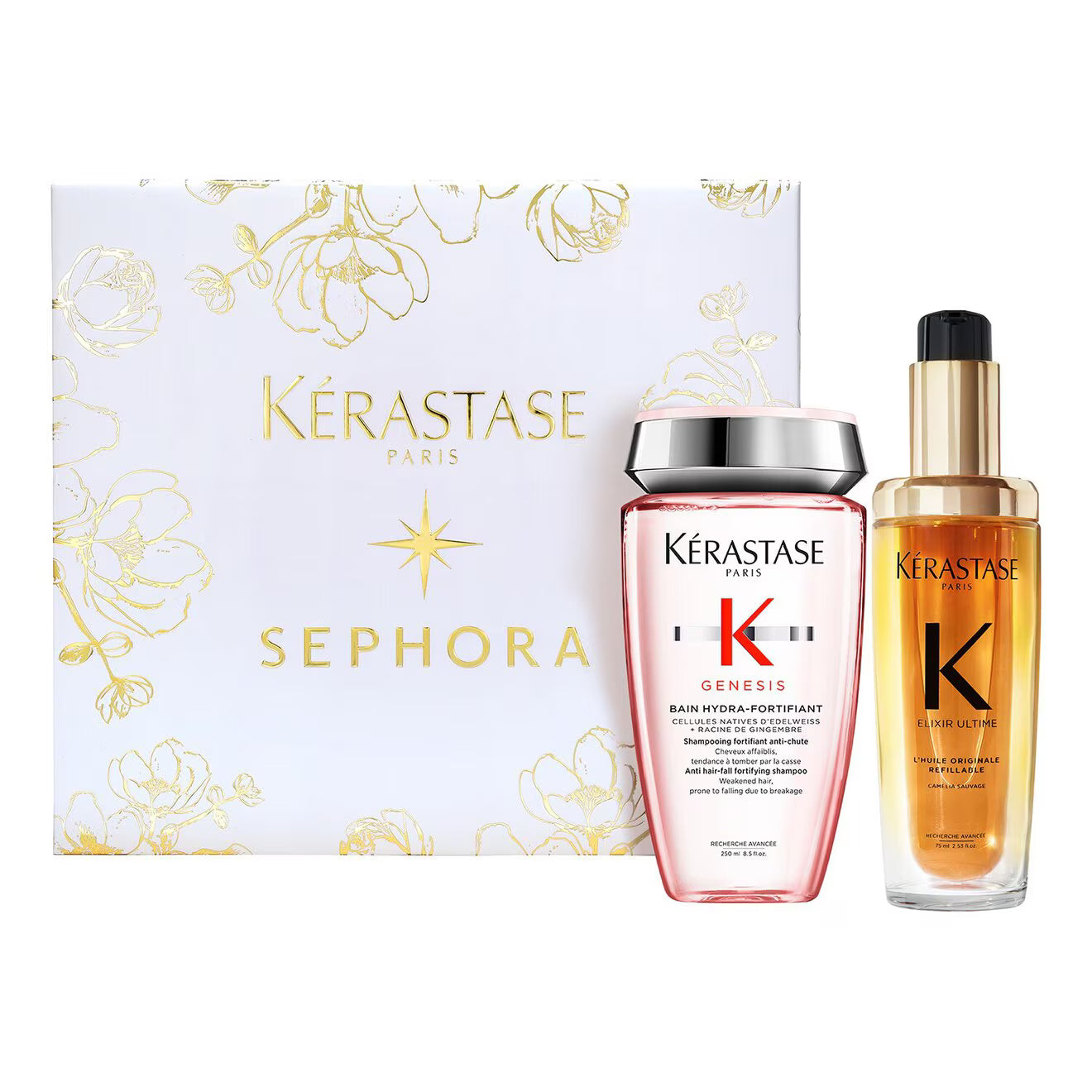 Elixir Ultime Oil & Genesis Shampoo Duo Festive Box