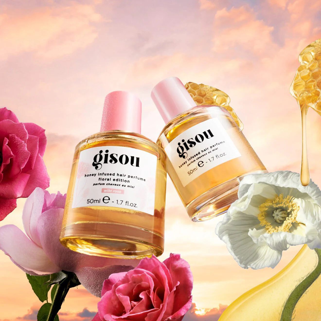 Honey Infused Hair Perfume Wild Rose
