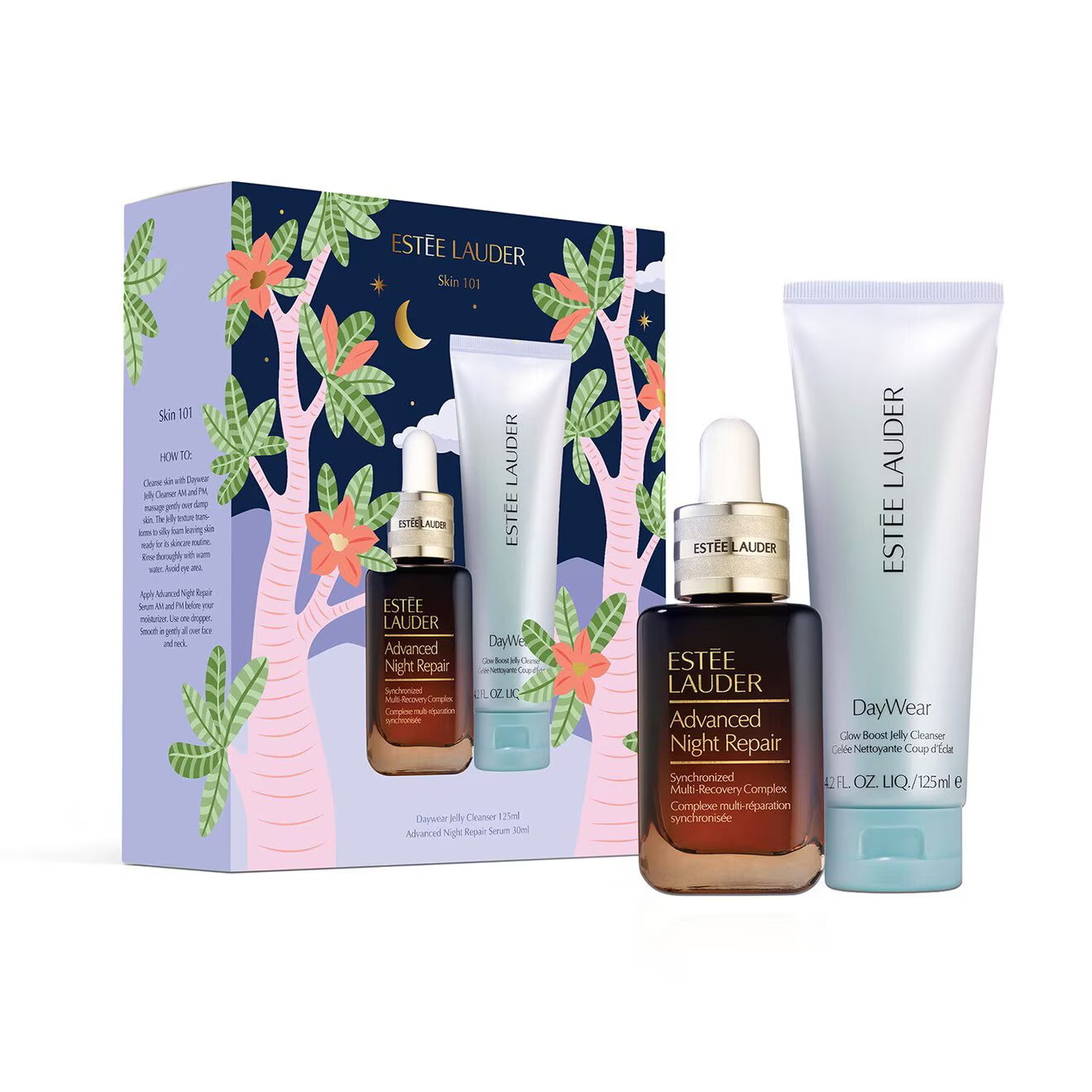 SKIN 101 - Advanced Night Repair Serum & Daywear Cleanser