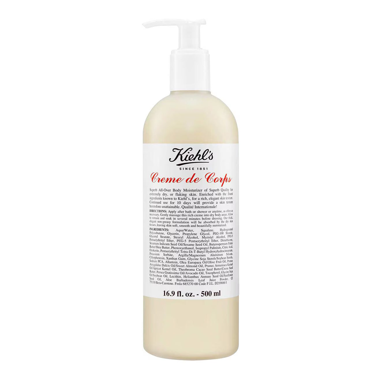 Crème de Corps Refillable Hydrating Body Lotion with Squalane