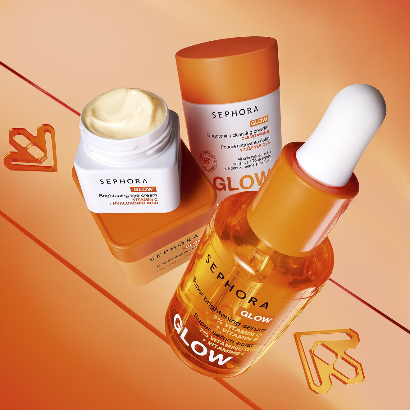 Glow Brightening Eye Cream With Vitamin C & Hyaluronic Acid