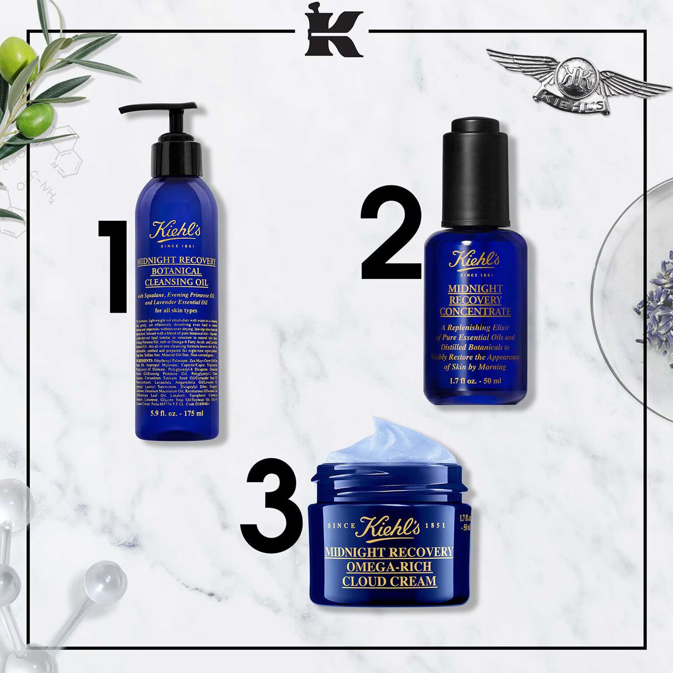 Midnight Recovery Omega Rich Cloud Moisturizing Cream