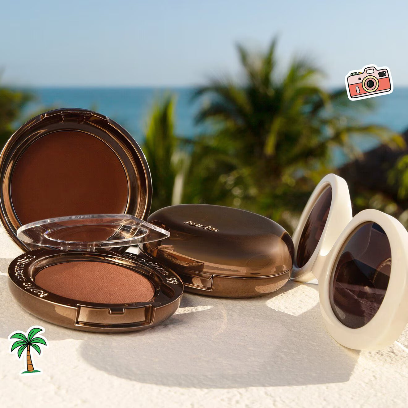 Macaron Sculpt & Bronze Duo – Cream & Powder Bronzer