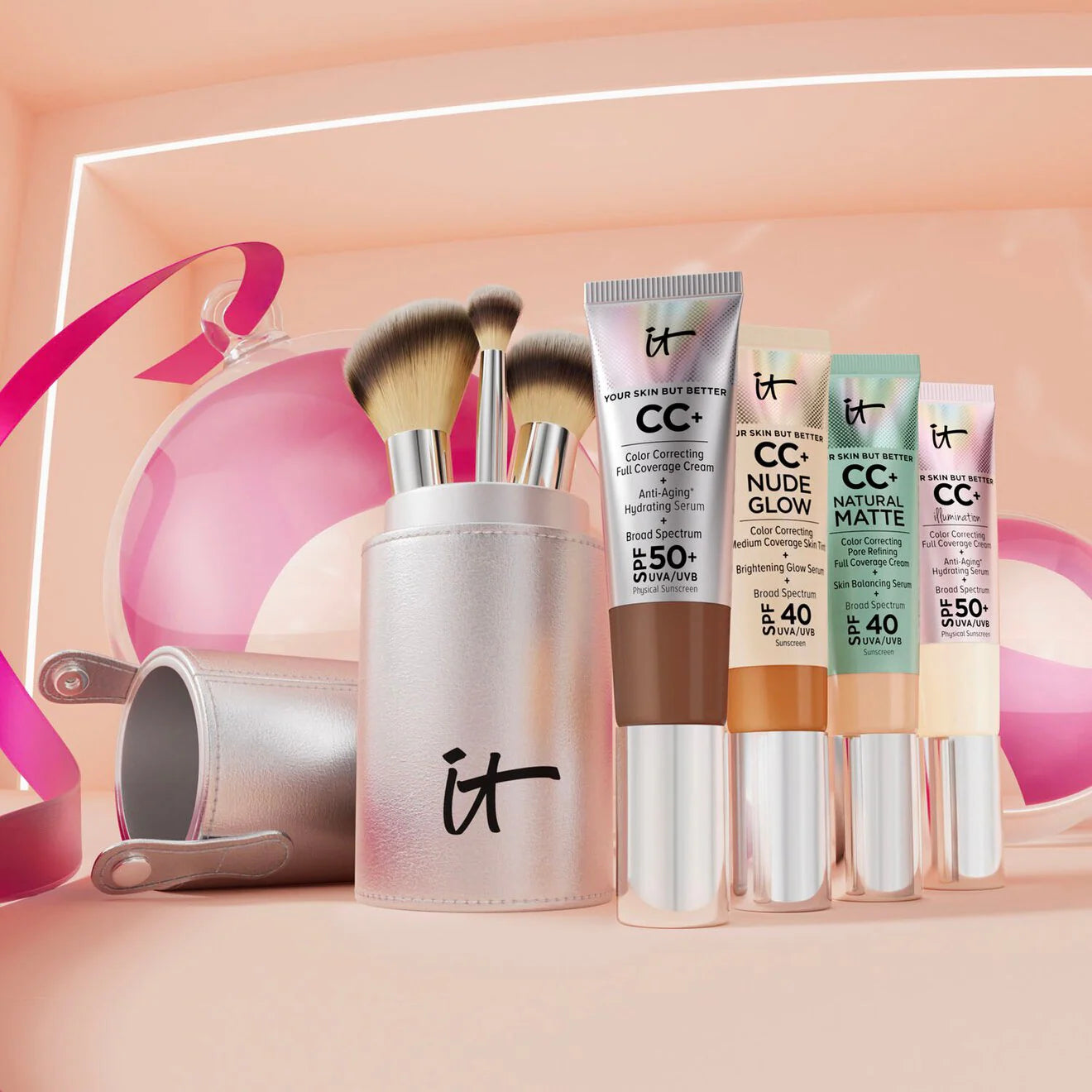Celebrate Creative Looks - Makeup Brush Set + Luxe Travel Case